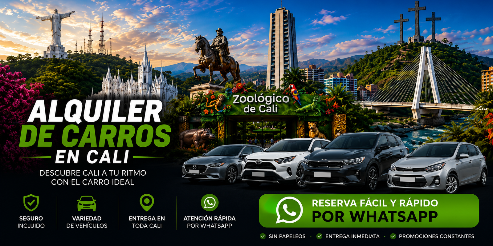 Alquiler de carros en Cali